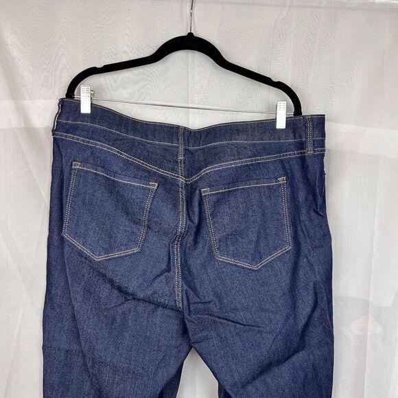 NWT Old Navy super skinny mid rise dark wash stretch jean sz 20 plus long - Picture 7 of 12